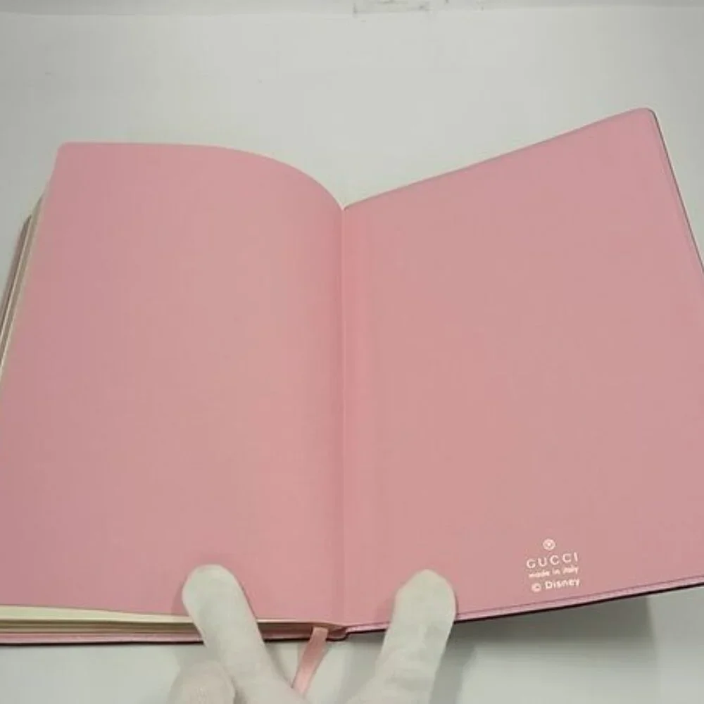 Gucci Disney Collaboration Daisy GG Pattern Notebook Notepad Stationery